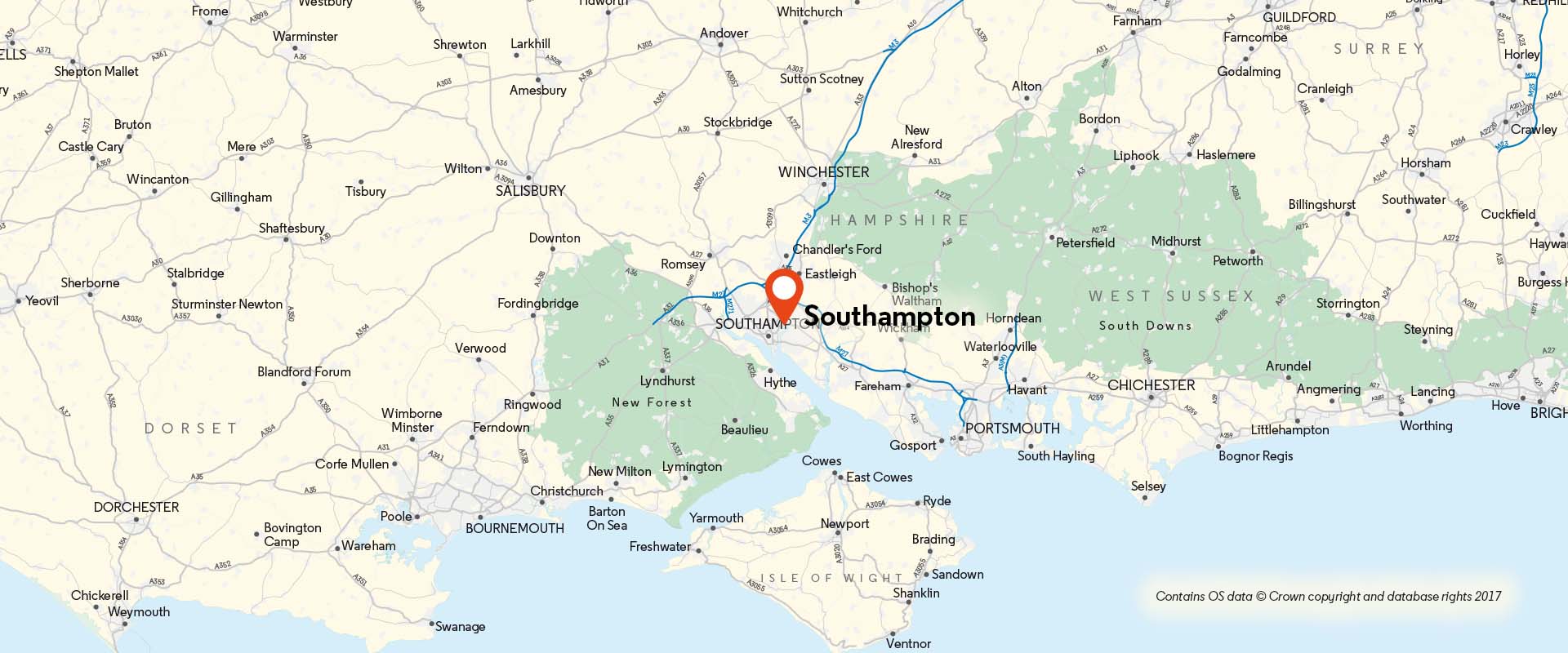 Southampton CoM location